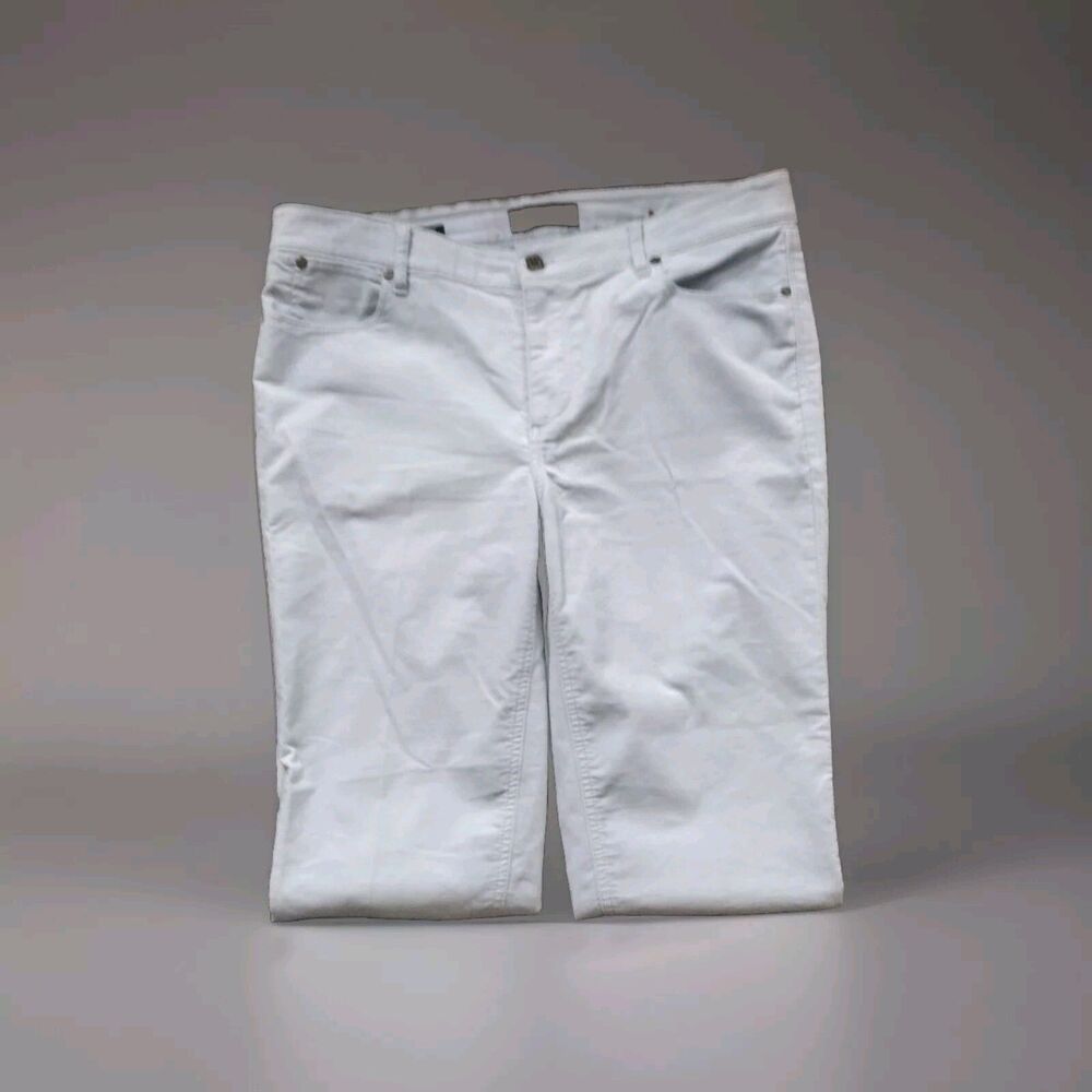 Talbots The FAB 5 Straight Leg Pale Blue Brushed Pants Flawless Five Pocket Sz 8